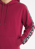 Bluza PIT BULL Tricot Terry TAPE NUGGET bordowa kaptur