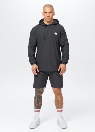 Bluza PIT BULL ROCKEY PIQUE grafitowa kaptur