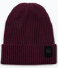 Czapka zimowa PIT BULL VELCRO LOGO bordowa