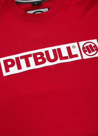 Bluza PIT BULL HILLTOP TERRY czerwona prosta