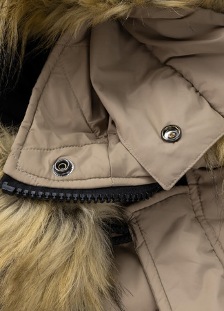 Damska kurtka parka PIT BULL QUEENSTON WMN dark sand