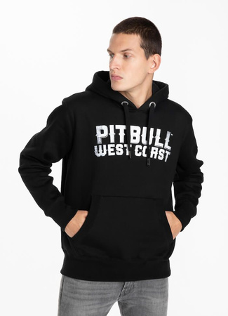 Bluza PIT BULL BLACK DOG czarna kaptur