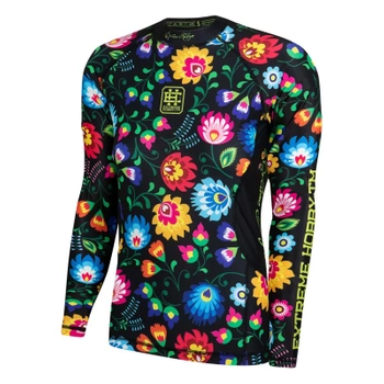 Longsleeve rashguard damski EXTREME HOBBY FOLK 2 czarny