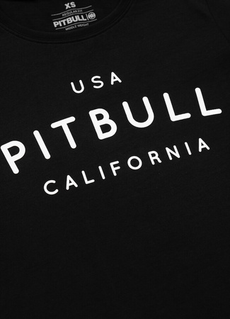 T-shirt damski PIT BULL USA CAL WMN czarny