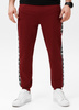 Spodnie sportowe PIT BULL Tricot Terry TAPE NUGGET bordowe
