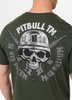 T-shirt PIT BULL PARA BELLUM old green