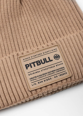 Czapka zimowa PIT BULL DOCK beżowa (sand)