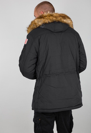 Kurtka parka ALPHA INDUSTRIES POLAR JACKET czarna 123144 03