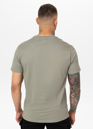 T-shirt PIT BULL SURFING DOG dusty salvia