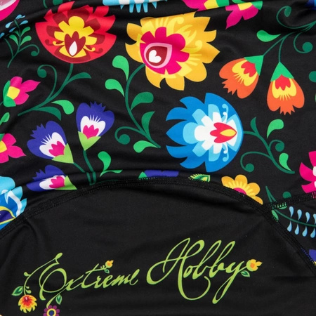 Longsleeve rashguard damski EXTREME HOBBY FOLK 2 czarny