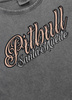 T-shirt damski PIT BULL Denim Washed SANTA MUERTE grafitowy