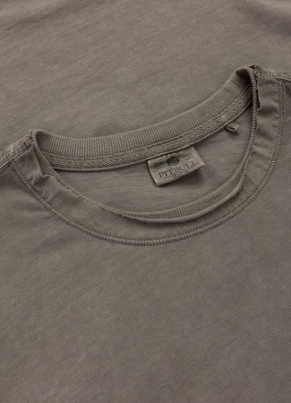 T-shirt PIT BULL Denim Washed RAW EDGE PACIFIC taupe