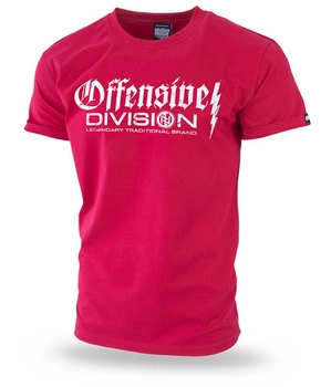 T-shirt DOBERMANS OFFENSIVE DIVISION TS214 czerwony