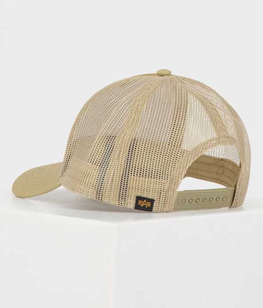 Czapka ALPHA INDUSTRIES TRUCKER BASIC beżowa (sand) 186902 14