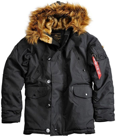 Kurtka parka ALPHA INDUSTRIES EXPLORER czarna 193128 03