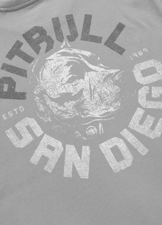 T-shirt PIT BULL DOG SD szary (grey)