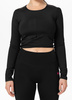 Damski Longsleeve sportowy PIT BULL BUENA WMN czarny