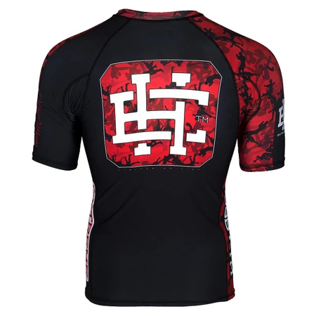 Short sleeve rashguard EXTREME HOBBY RED WARRIOR czarny