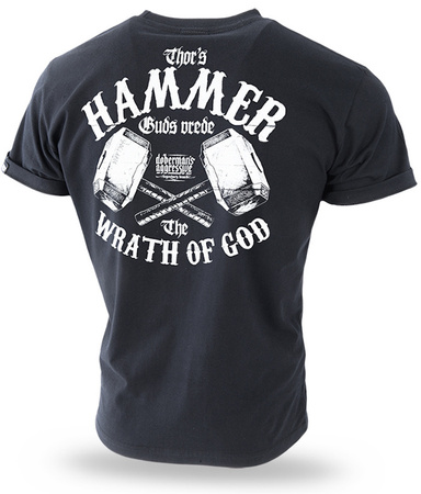 T-shirt DOBERMANS THOR HAMMER TS298 czarny