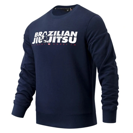 Bluza Crewneck EXTREME HOBBY BOLD BJJ granatowy