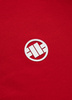 Bluza PIT BULL SMALL LOGO TERRY czerwona rozpinana