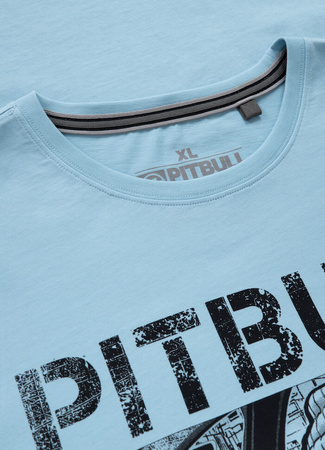 T-shirt PIT BULL PITBULL DRIVE 170 (light blue) błękitny