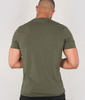 T-shirt ALPHA INDUSTRIES SMALL LOGO oliwkowy (dark olive) 188505 142