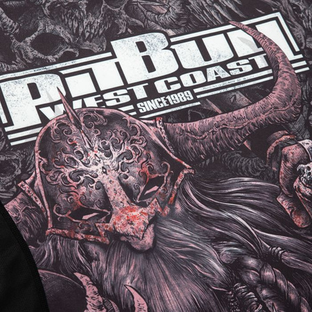 Longsleeve Rashguard Mesh Performance PIT BULL WARRIOR XVIII