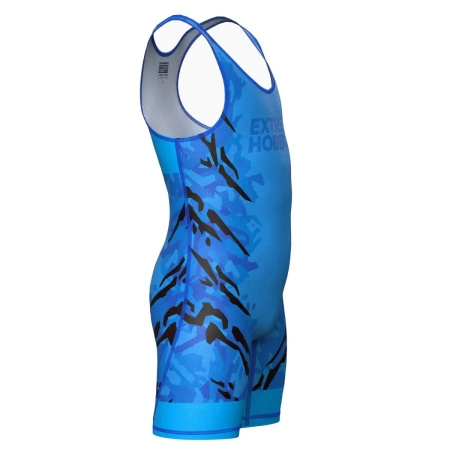 Trykot Zapaśniczy Kids EXTREME HOBBY BLACK PANTHER niebieski