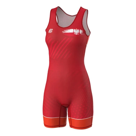 Trykot Zapaśniczy Damski Polska Prime