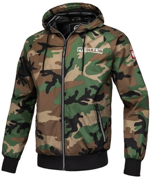 Kurtka PIT BULL ATHLETIC LOGO woodland camo