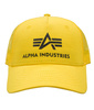 Czapka ALPHA INDUSTRIES TRUCKER BASIC żółta (prime yellow) 186902 229