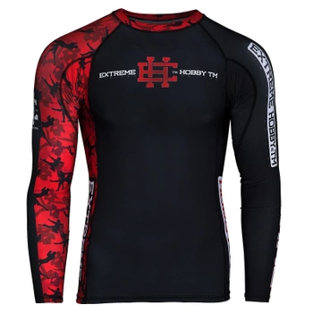 Longsleeve rashguard EXTREME HOBBY RED WARRIOR czarno-czerwony