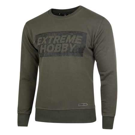 Bluza Crewneck EXTREME HOBBY TYPOGRAPHY khaki