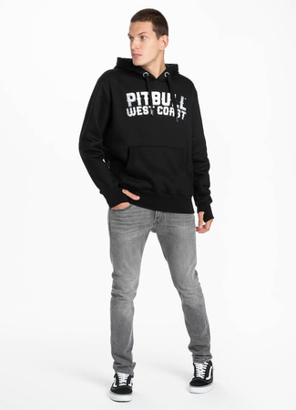 Bluza PIT BULL BLACK DOG czarna kaptur
