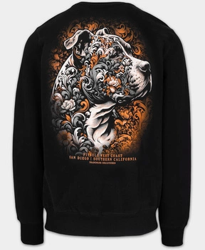 Bluza PIT BULL TATTOO czarna prosta