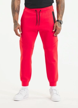 Spodnie sportowe PIT BULL POCKET DOGWOOD czerwone (fluo red)