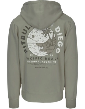 Bluza PIT BULL WASHED PLANET SURF grey harbour rozpinana