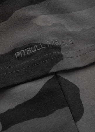 T-shirt PIT BULL SLIM FIT CLASSIC BOXING all black camo