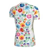 Short sleeve rashguard damski EXTREME HOBBY FOLK 2 biały