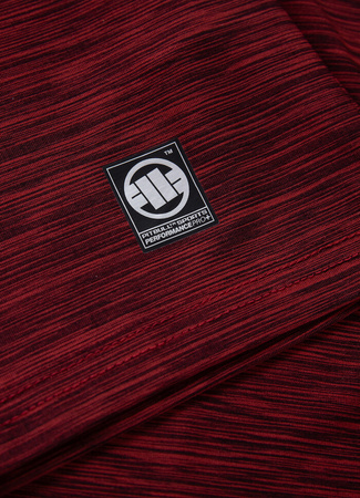 T-shirt PIT BULL SMALL LOGO CASUAL SPORT bordowy (burgundy melange)