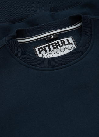 Bluza PIT BULL SMALL LOGO granatowa prosta