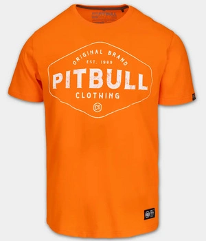 T-shirt PIT BULL ULTRA LIGHT CO. pomarańczowy