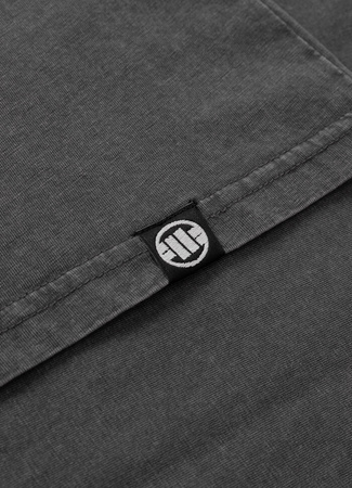 T-shirt damski PIT BULL Denim Washed ANGEL LOGO grafitowy