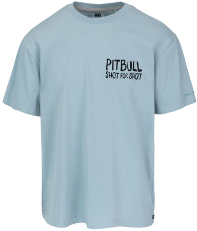 T-shirt PIT BULL Loose Fit SHOT FOR SHOT blue