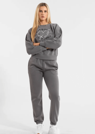 Damska bluza PIT BULL MANZANITA HEART WMN grey prosta