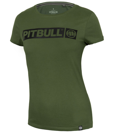 T-shirt damski PIT BULL HILLTOP 23 WMN oliwkowy