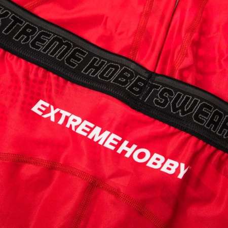 Legginsy męskie EXTREME HOBBY POLSKA PRIME czerwony