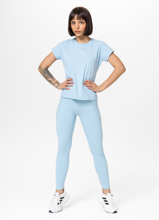 Damska koszulka sportowa PIT BULL AVENIDA WMN light blue