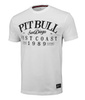 T-shirt PIT BULL REGULAR FIT OLDSCHOOL LOGO biały